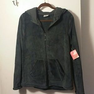 Danskin Fleece Hooded Jacket