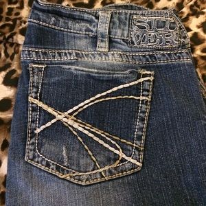 Silver Aiko Skinny Jeans