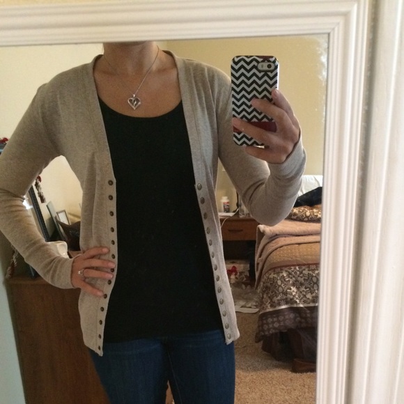 Sweaters - Boutique Best Selling Brass Button Cardigan