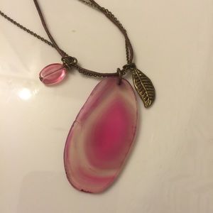 BUNDLE 🎀 STONE NECKLACE& SCARF 🎀