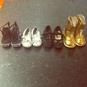 Toddler girls shoe bundle $25 - 4 pairs together