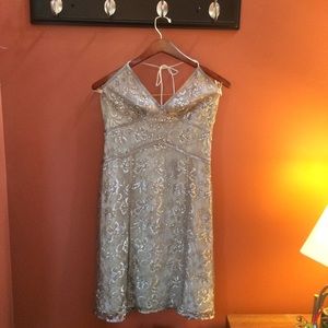 Express Sequin and Lace Dress