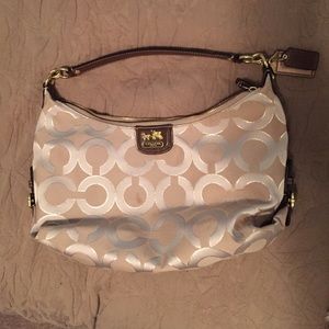 Coach purse (with cross body strap)