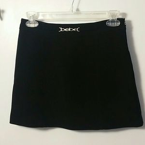 Little Black Bebe Mini Skirt