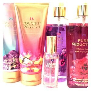 Victoria's Secret body lotion and spray