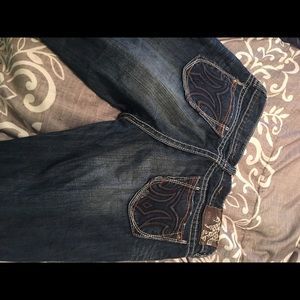 MEK buckle brand jeans