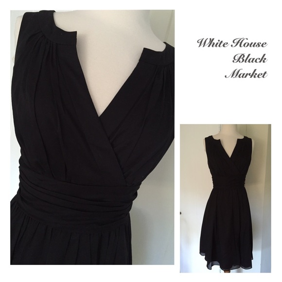 •White House Black Market Little Black Dress.