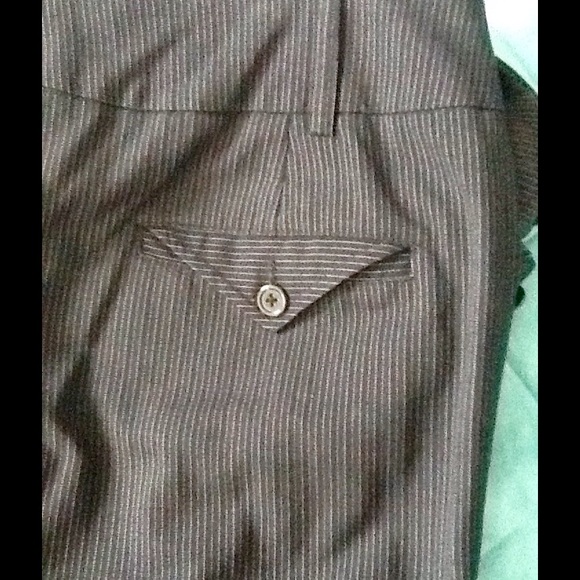 SALE Black pin-stripe, wide band waist pants🎩💸🎉