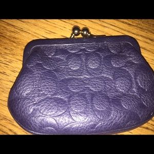 Coach change purse