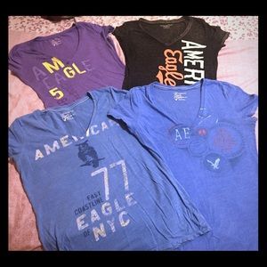 American Eagle shirts.