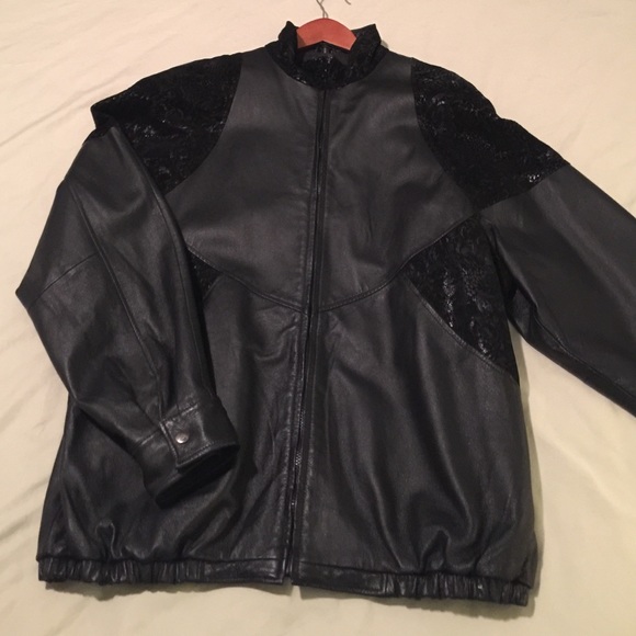 Leather jacket