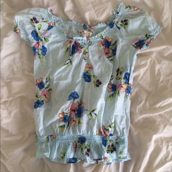 Hollister Light Blue Top