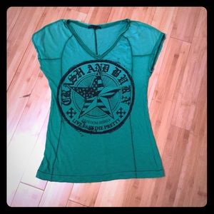 Crash and Burn Tee bought at Buckle