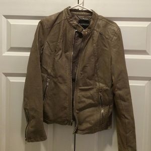 Brown Leather Coat