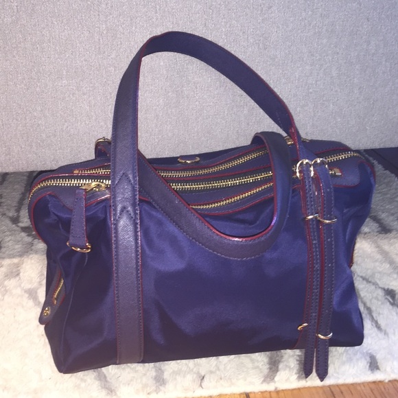 MZ Wallace Colette bag. Navy Bedford nylon