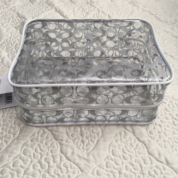 Brand new with tags Authentic Coach makeup bag