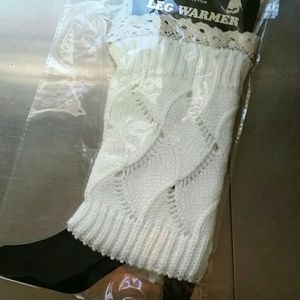 Crochet boot topper with lace!