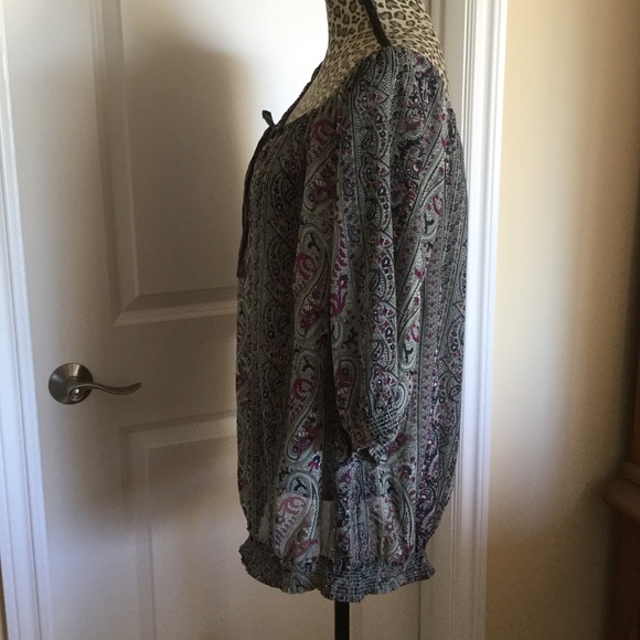 Boho Peasant Top - Picture 3 of 4