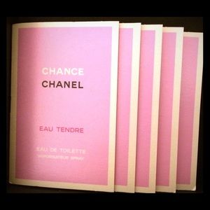 (5) CHANEL Chance Eau Tendre - Fragrance Samples
