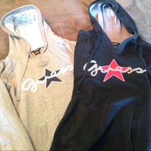 Bundle- 2 GUESS sweaters with hoodie