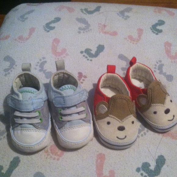 Baby shoes for a boy NewBorn also lots baby cloths