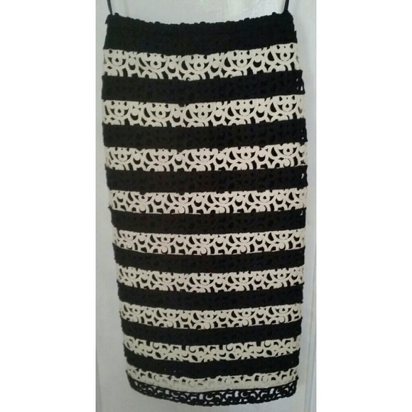 $2995 New BURBERRY PRORSUM Midi Lace Skirt Sz 4 - Picture 3 of 4