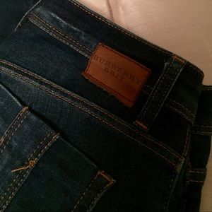 Burberry dark blue jean!