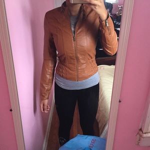 Faux Leather Jacket
