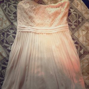 Pink Floral Lace Dress