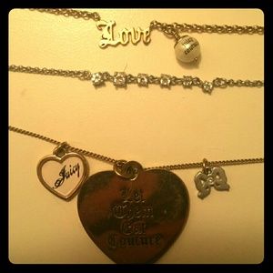 Juicy Couture 3 layer necklace