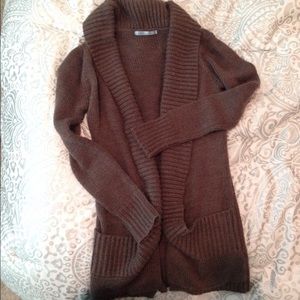 Brown chunky cardigan
