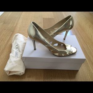 Jimmy Choo peep toe heels