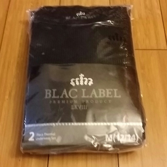 2 Black label 2pc boy thermal  set