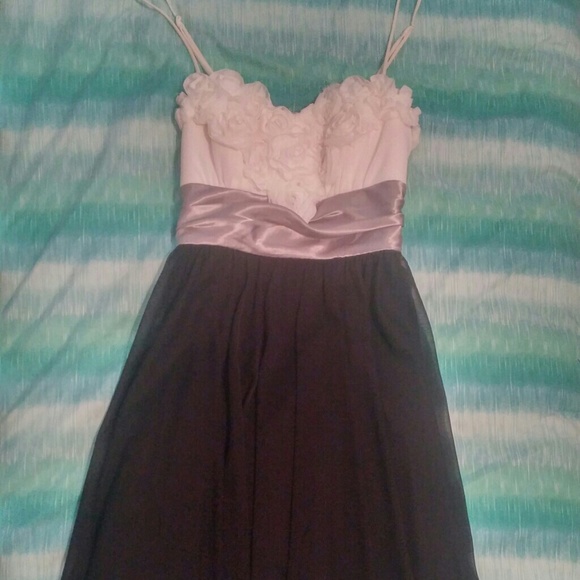 Black and white dress