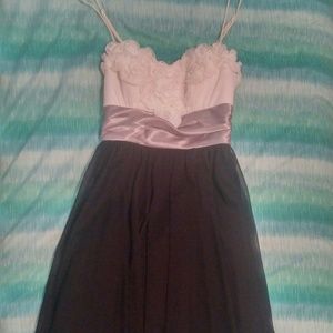 Black and white dress