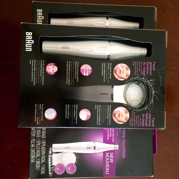 BRAND NEW Braun face epilator and brush