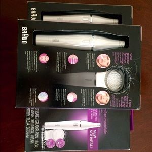 BRAND NEW Braun face epilator and brush