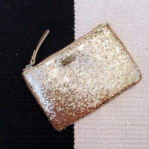 Kate Spade Gold Glitter Coin Purse
