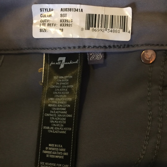 7 mankind stretchy skinny - Picture 4 of 4