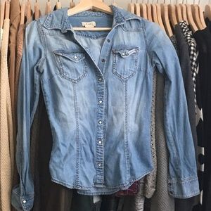 H&m denim shirt