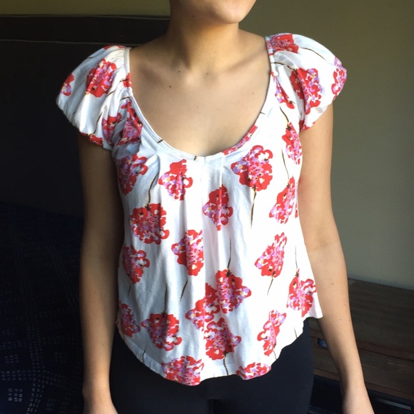 Anthropologie Floral Top!