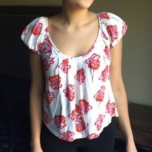 Anthropologie Floral Top!