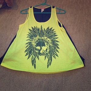 •body central indian skull tank top•