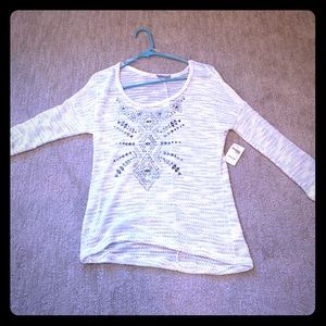 •charlotte russe sweater with aztec pattern•