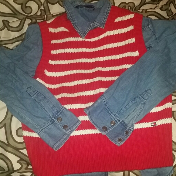 Stiped Sweater Vest