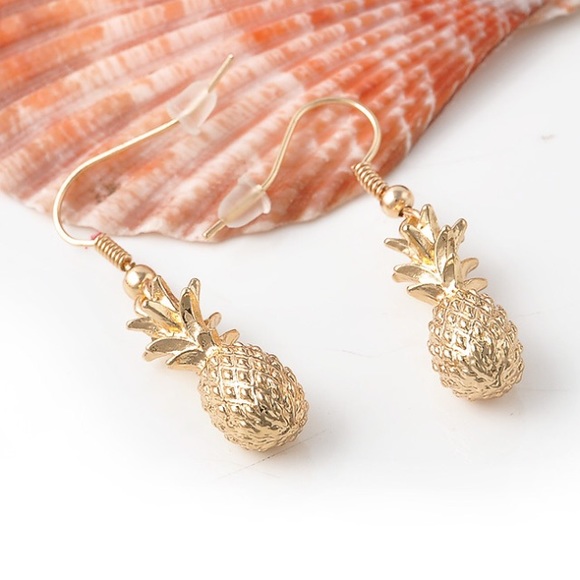 Pineapple Earrings - Picture 3 of 3
