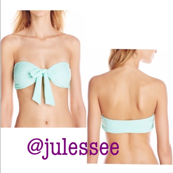 •Lolli Swim• Bandeau mint bow bikini top - Picture 4 of 4