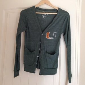 University of Miami cardigan