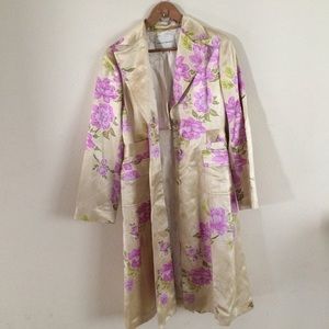 Banana Republic Golden Lotus Blossom Coat