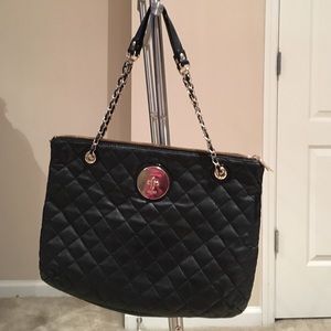 DKNY Quilted Leather Shoulder Bag